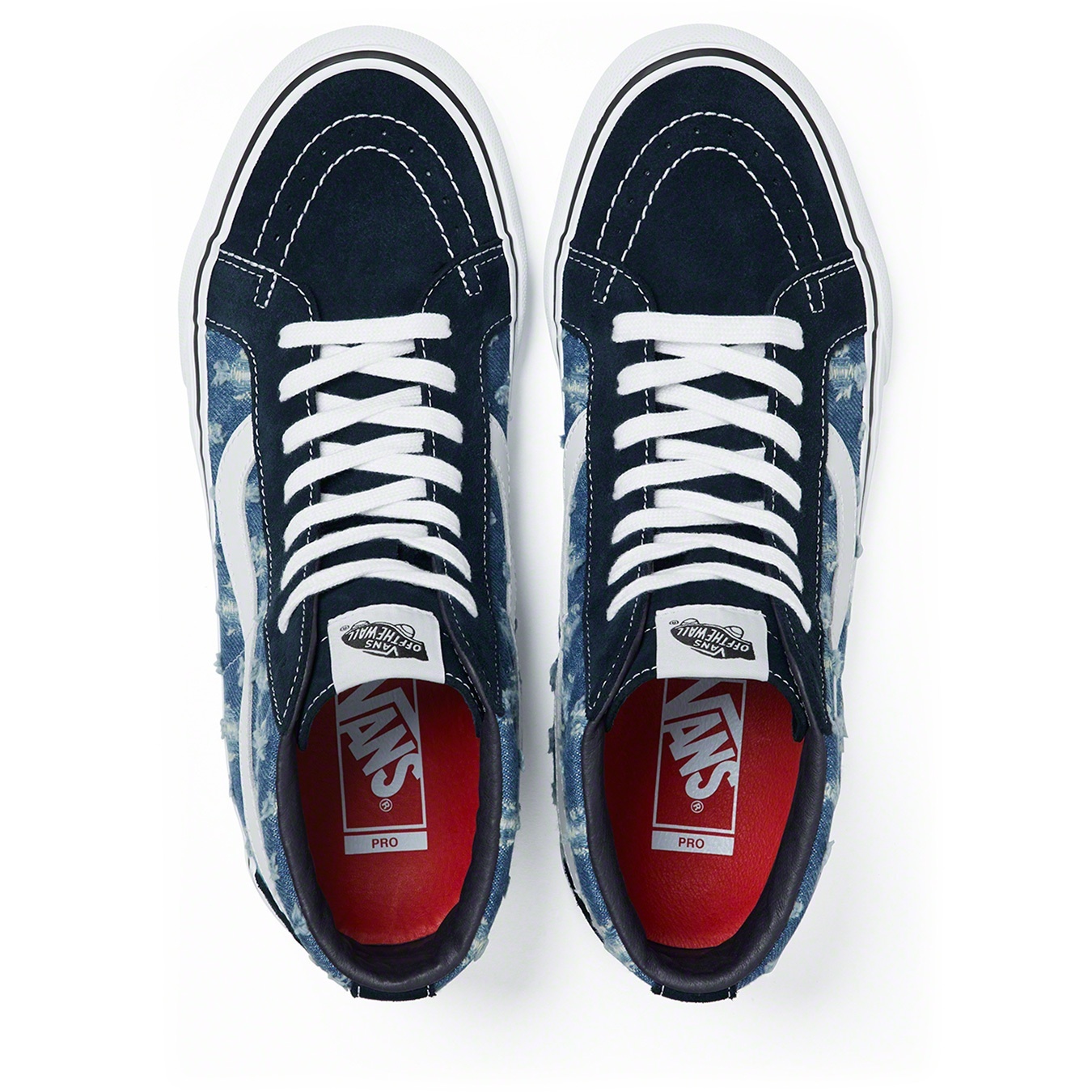 Supreme®/Vans® Hole Punch Denim Sk8-Hi Pro view 10
